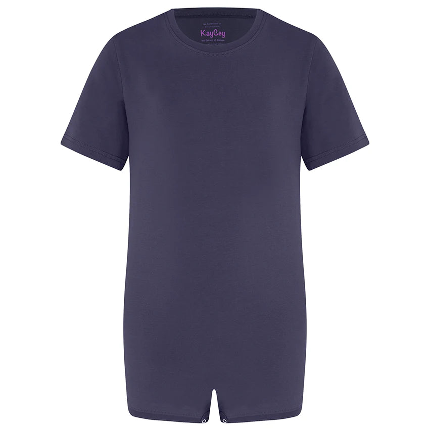 KayCey Kids Short Sleeve Popper Vest – Adaptive Bodysuit