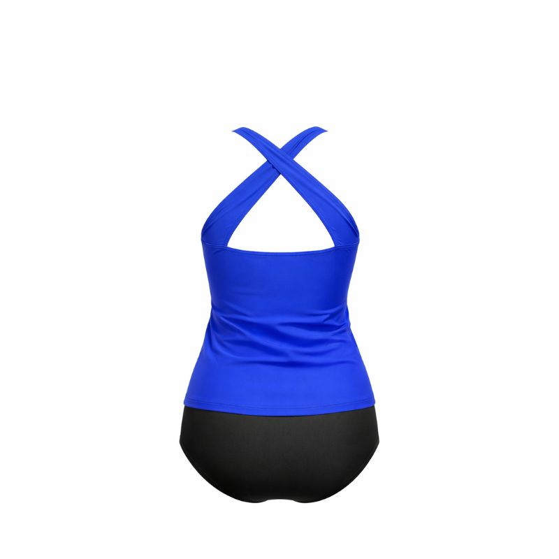 Ladies Incontinence Swimsuit from the back with Invisible integrated waterproof protective swim pants