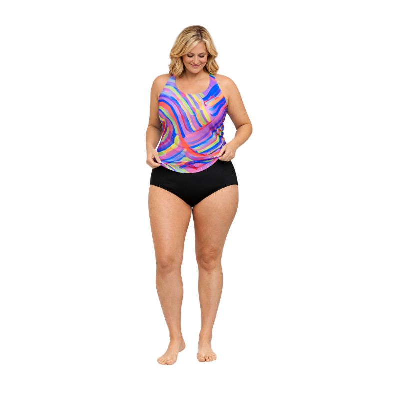 NEW ladies Incontinence Swimwear 2 piece incontinence swimsuit with integrated protective swim pants