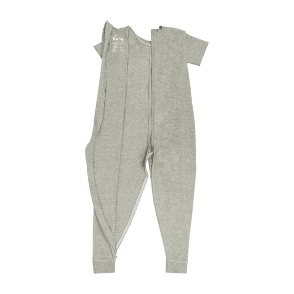 onesie with a zipper on a white background