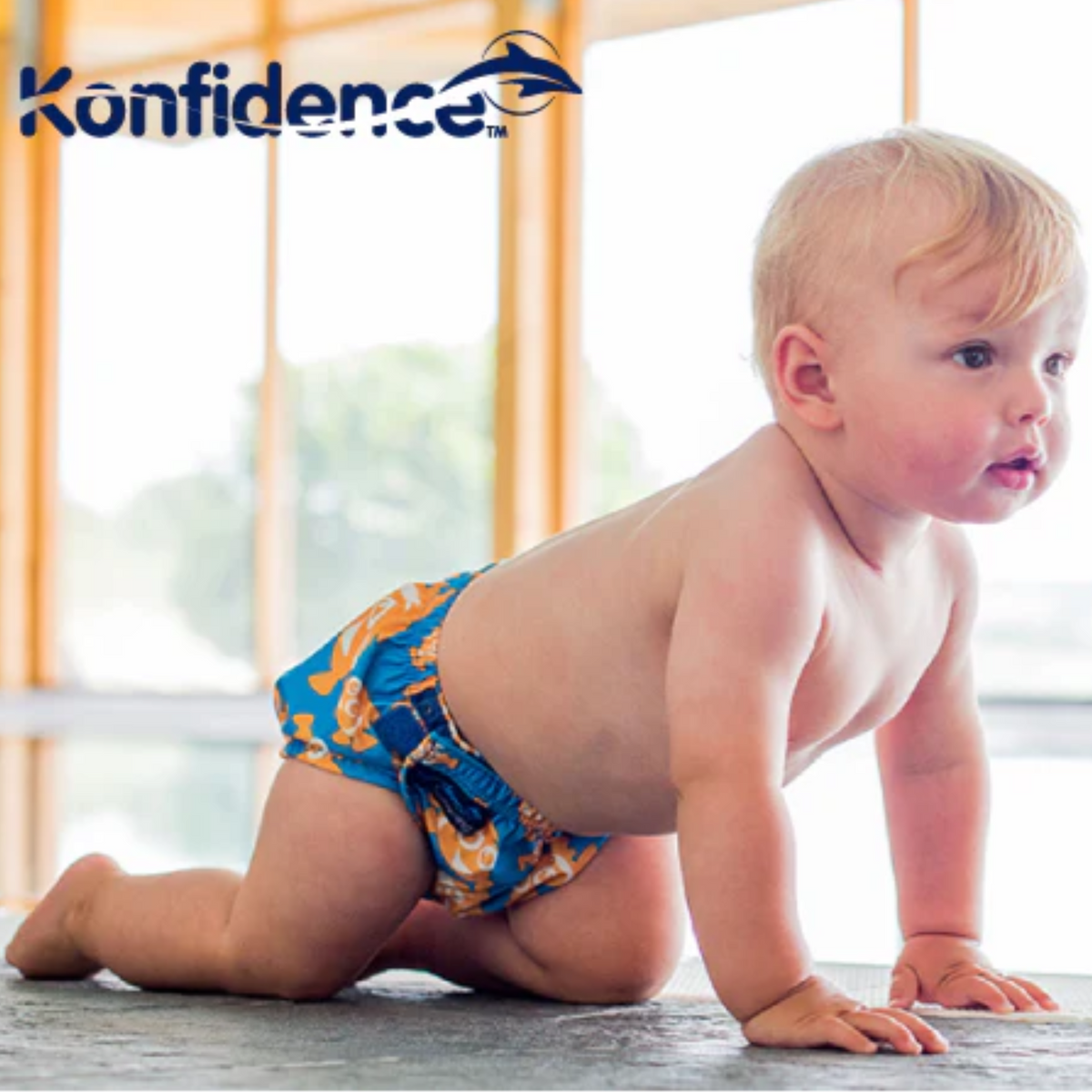 The Original Konfidence Splashy™ AquaNappy™ - One Size Fits All Swim Nappy