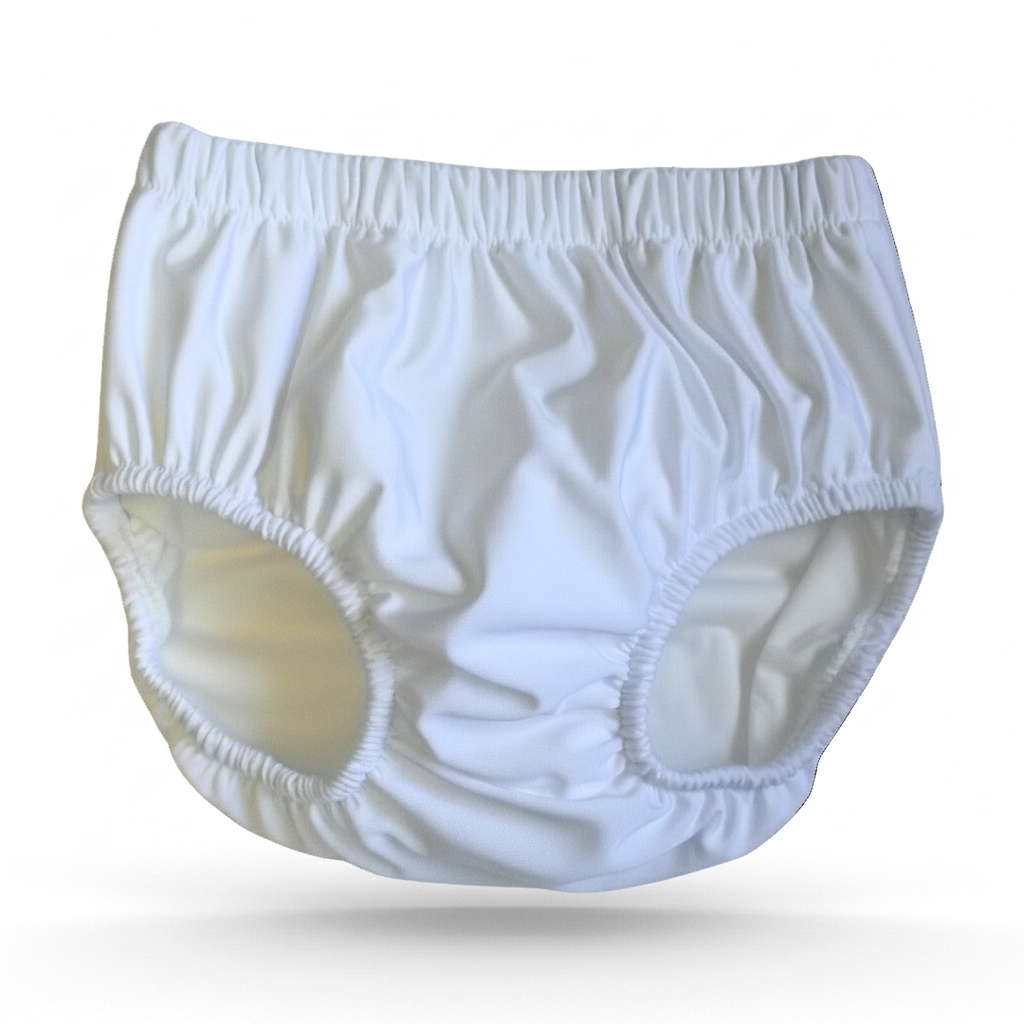 UP360 Youth Reusable Swim Briefs in white