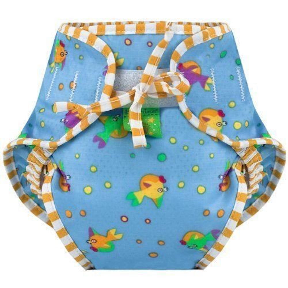 Reusable swim outlet diapers
