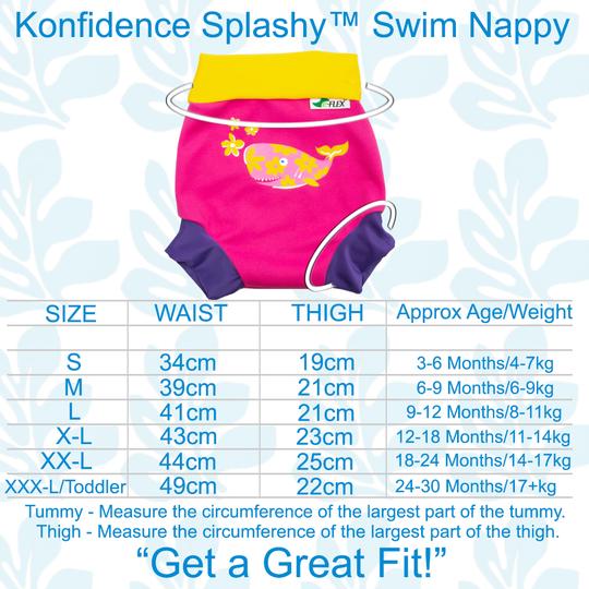 Konfidence Baby SPLASHY™ SWIM NAPPY