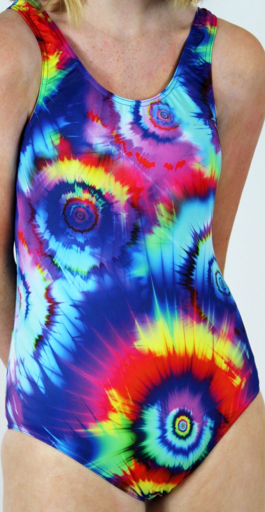 Hi Line Girls Swimsuit in Tie Dye - Incy Wincy Swimstore