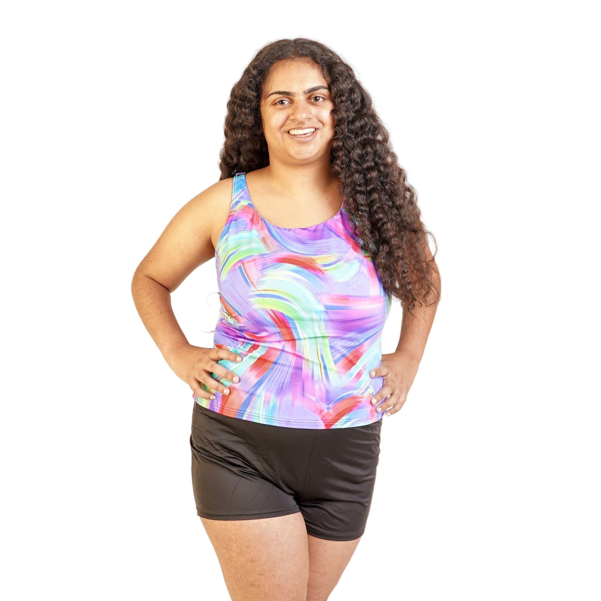 Kes-vir Ladies Tankini for incontinence