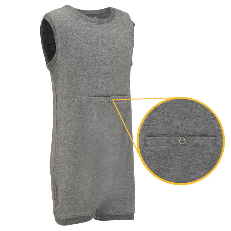 Kaycey Sleeveless Bodysuit with Tube Access
