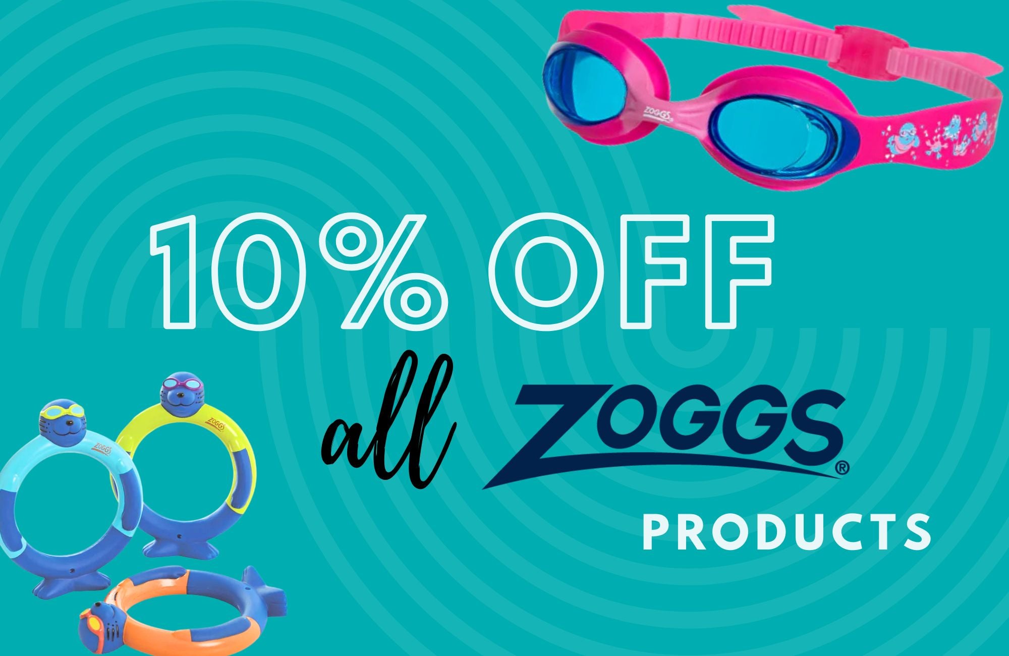 10% discount off Zoggs Swim Products online