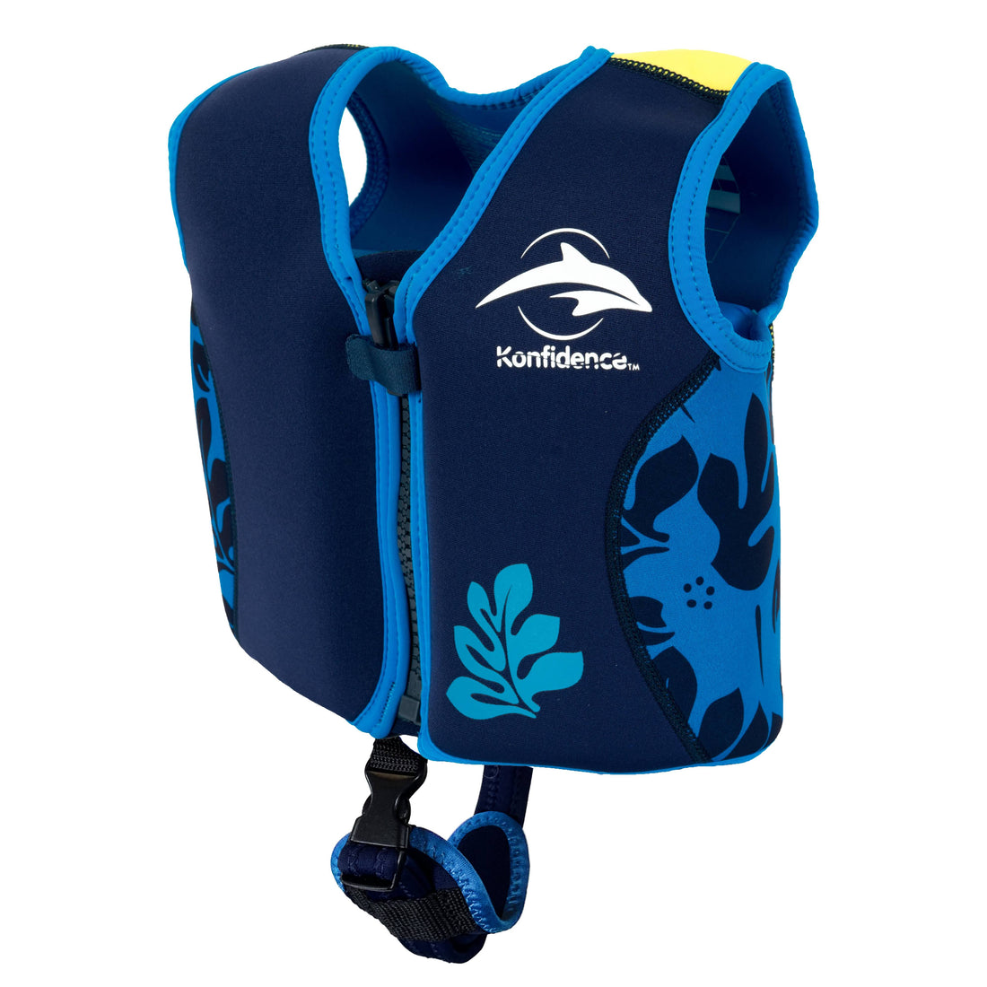 Konfidence Swim Jacket Navy/Palm - strapped