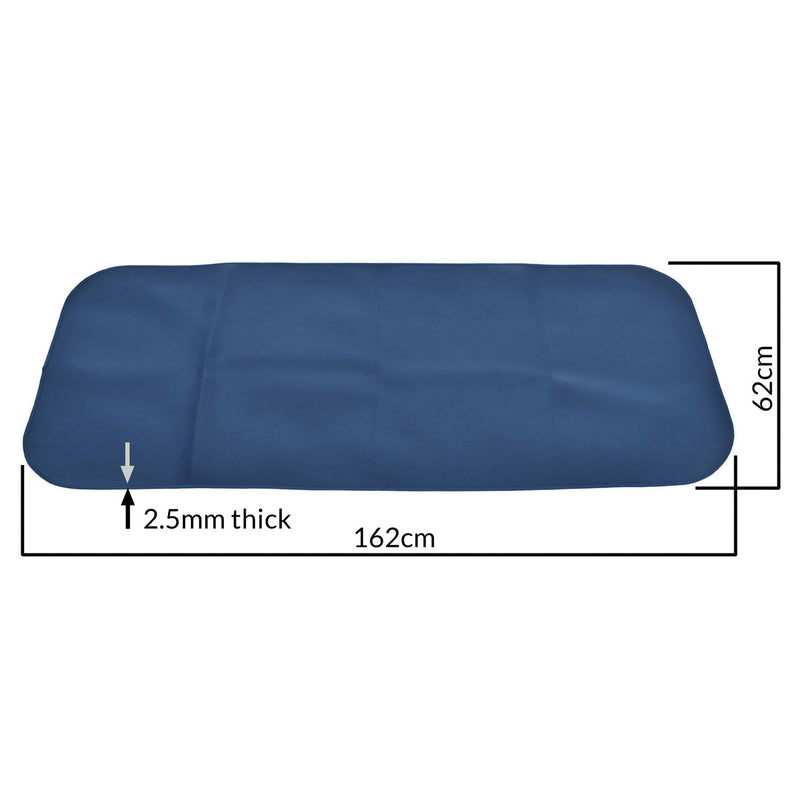 changing mat with dimensions on a white background