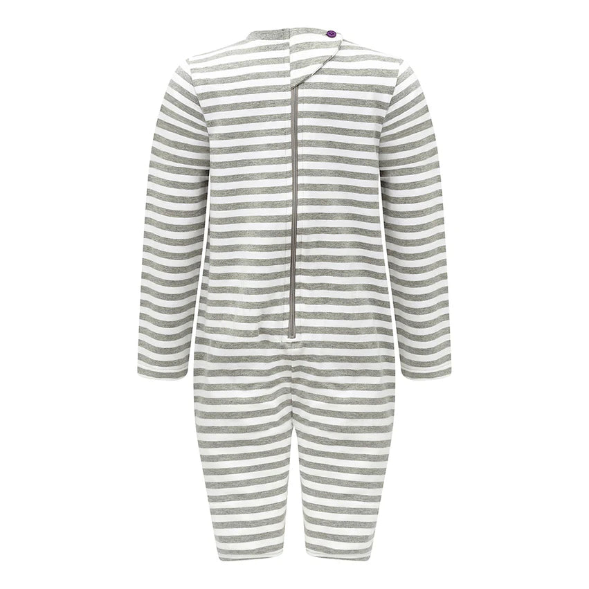 KayCey Kids Zipback Jumpsuits Long Sleeve-Short Leg