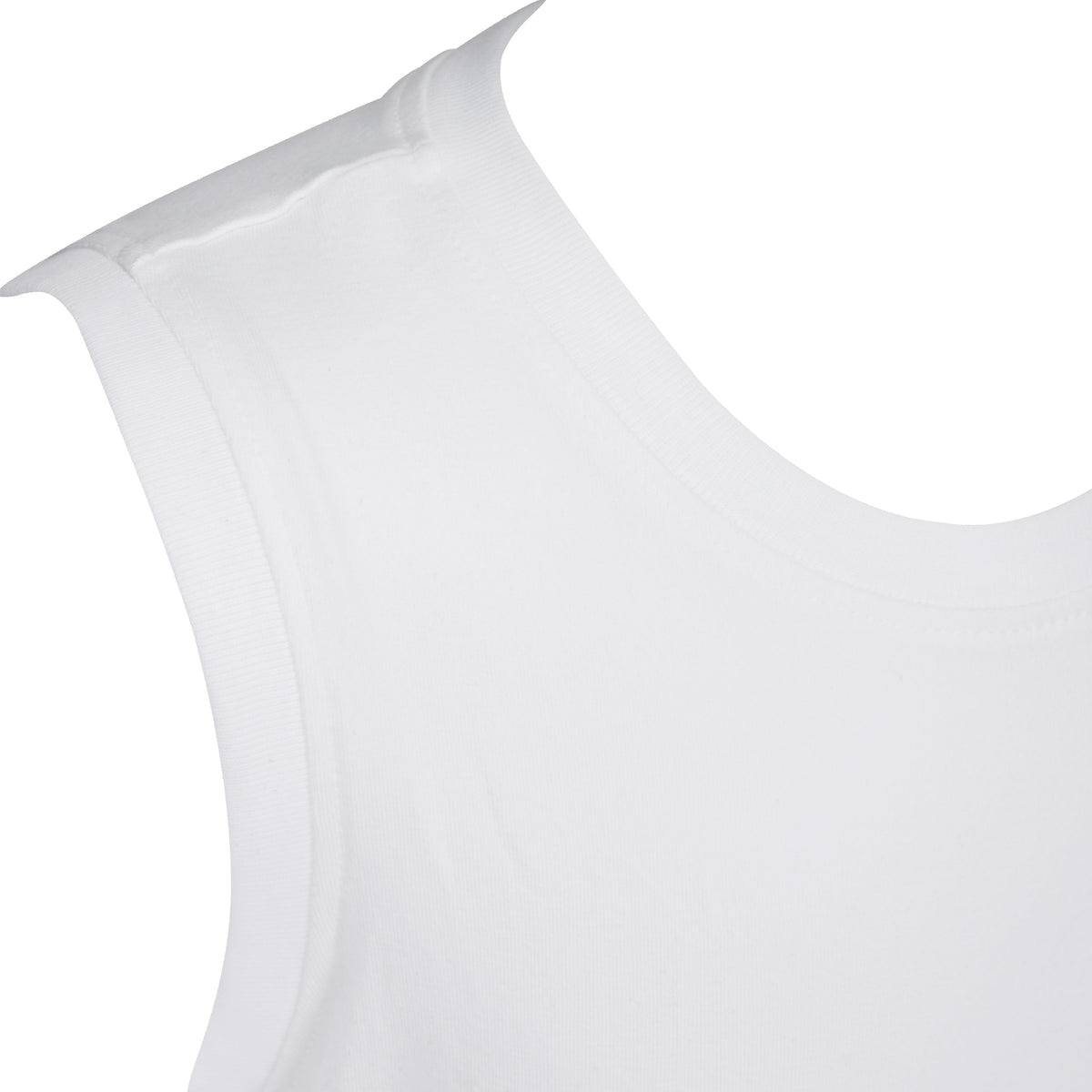 close up of the White  on a white background