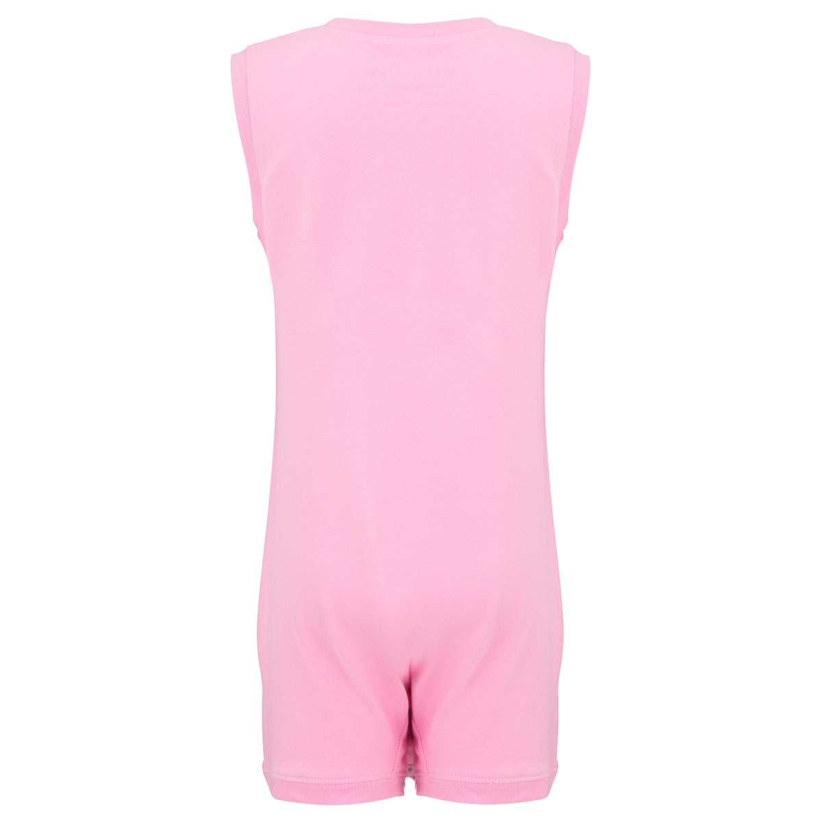 the back of the Pink sleeveless  on a white background