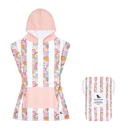 Dock &amp; Bay Kids Poncho - Quick Dry Hooded Towel