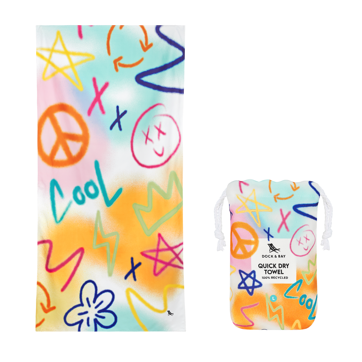 Dock &amp; Bay Kids Beach Towels Quick Dry
