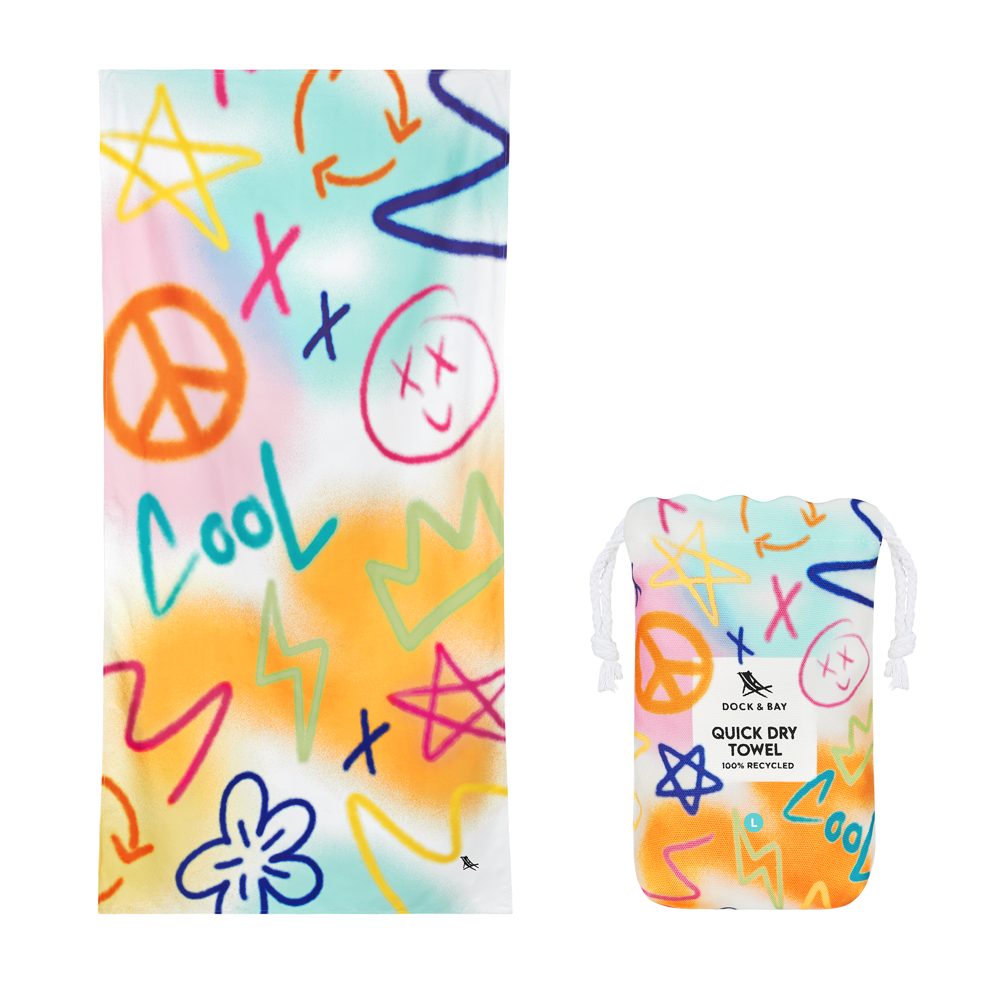 Dock &amp; Bay Kids Beach Towels Quick Dry