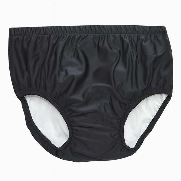 UP360 adult reusable swim briefs in black