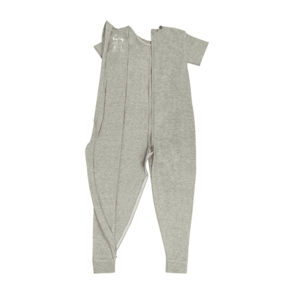  onesie with a zipper on a white background