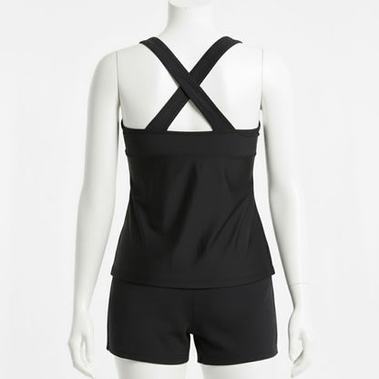 Ladies Incontinence 2 piece swimsuit in Black