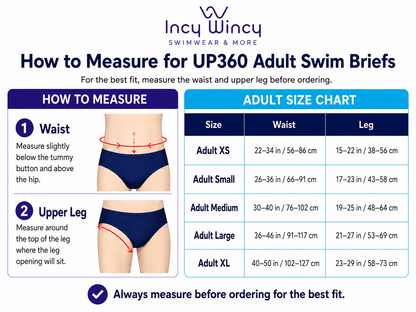 UP360 Adult Disposable Swim Brief - Single