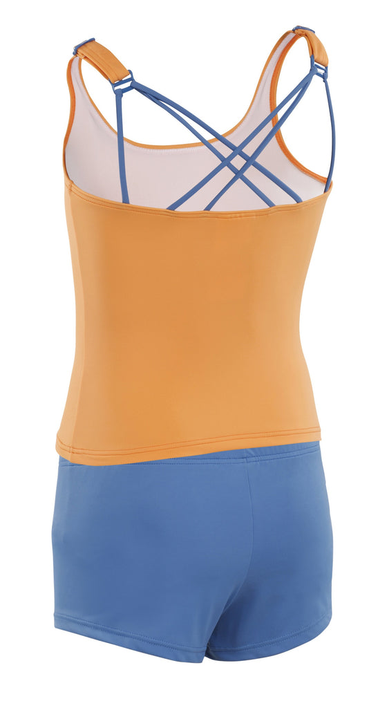 Kes-Vir Girl's Tankini with shorts - Incy Wincy Swimstore