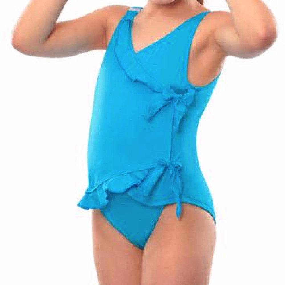 Kes-Vir Girls Waterfall Swimsuit - Incy Wincy Swimstore