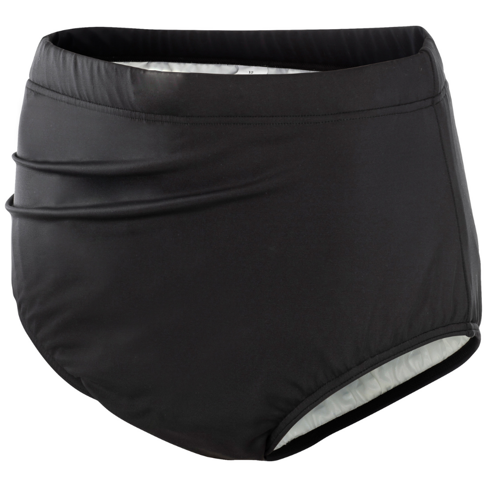 Kes-Vir Ladies Swim Briefs in Black
